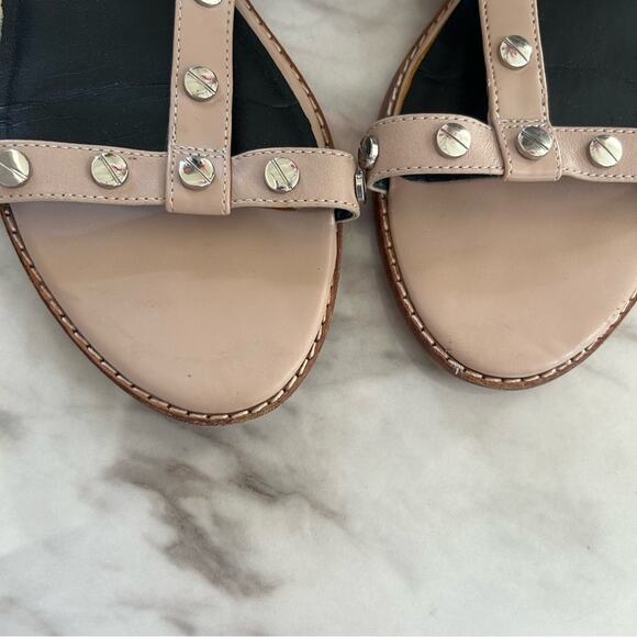 Rebecca Minkoff Blush Tan Stud Gladiator Sandal - Picture 6 of 7